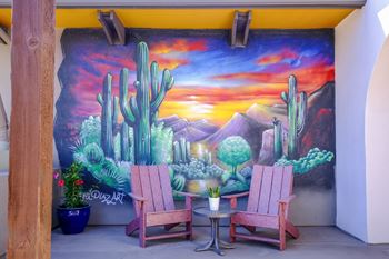 Rooftop patio